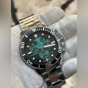 NIB Green Seaster Tissot Watch